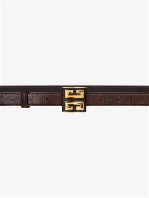 givenchy belt 4g|4G belt in leather .